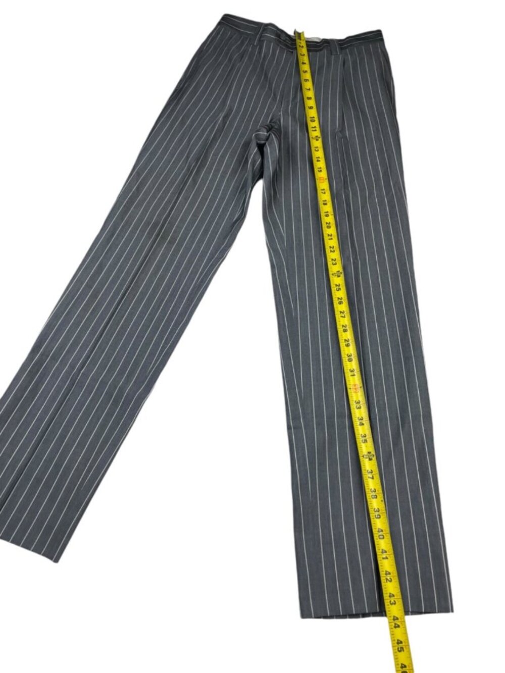 Gianni Versace Men’s Wool/Silk Gangster Mobster Stripe Suit• Italy • 36R | 30x34 - Picture 13 of 16